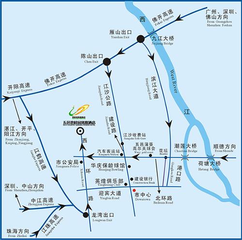 Wuyi Phoenix hotel Map