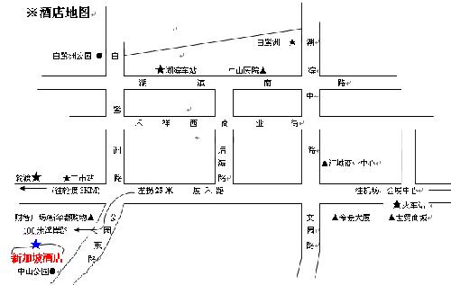 Xiamen Singapore Hotel (Original V-inn Hotel, Xiamen) Map