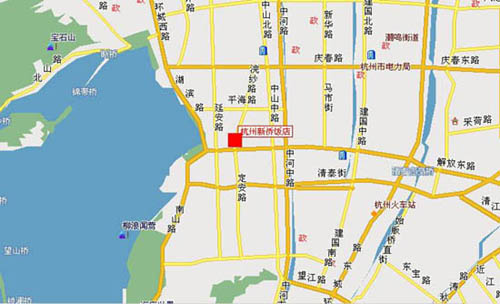 Xinqiao Hotel Map