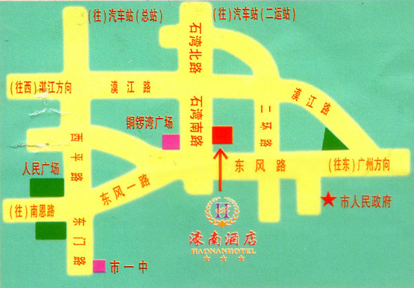 Yang Jiang Hao Nan Hotel Map