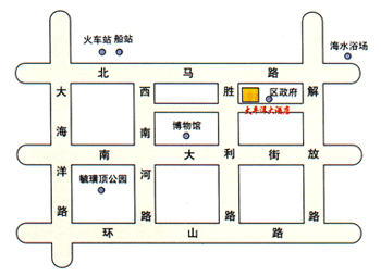 Yantai Pacific Hotel Map