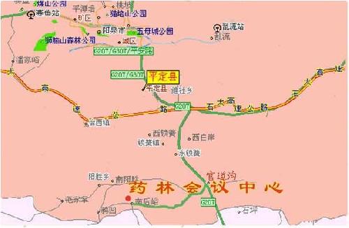 Yaolin Hotel ,Yangquan Map