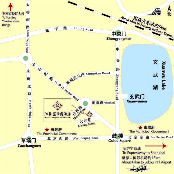 Yishiyuan Hotel Map