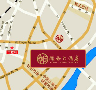 Yiwu Yihe Hotel Map