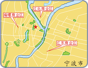Yong Gang Hotel, NingBo Map