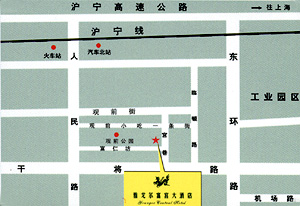 Youngor Central Hotel ,Suzhou Map