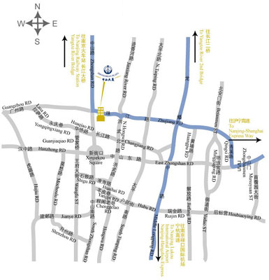 Suqian Zhongshan Scenery Hotel Map