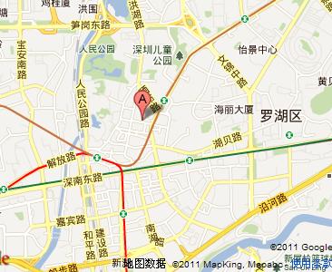 Colour Hotel Dongmen Branch - Shenzhen Map