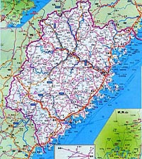 Fujian Map