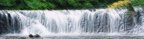 Hanging water Floor Falls